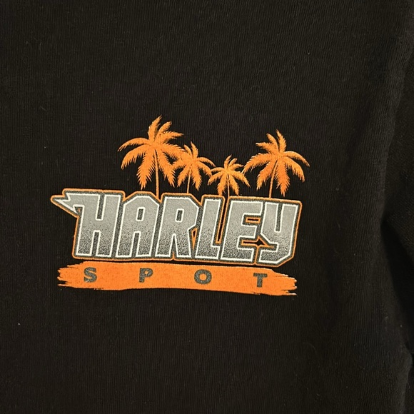 Women’s Harley Spot California Black T-Shirt. Size S - Picture 3 of 6